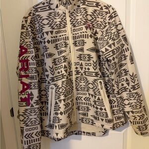 Ariat Women's Geometric Cream and Black Utility Jacket